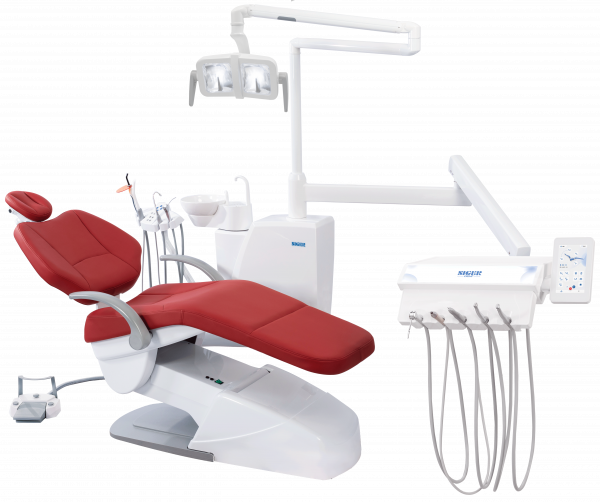 Стоматологическая установка Siger U200 New с сенсорным дисплеем с нижней подачей инструментов