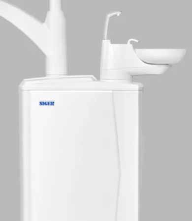 Стоматологическая установка Siger S30 New с сенсорным дисплеем с верхней подачей инструментов