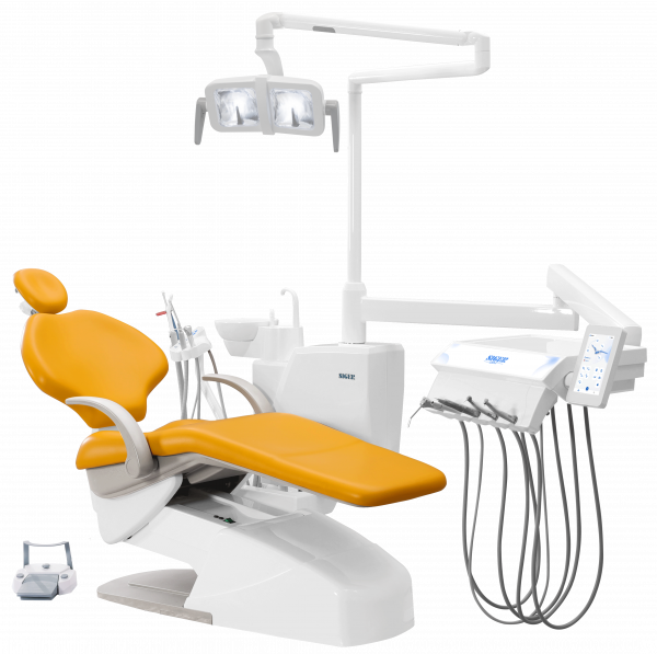 Стоматологическая установка Siger U200 New с сенсорным дисплеем с нижней подачей инструментов