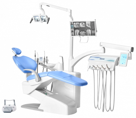 Стоматологическая установка Siger S30 New с сенсорным дисплеем с нижней подачей инструментов